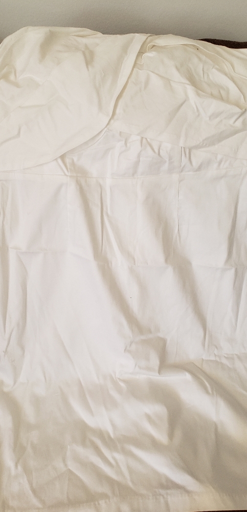 White sleveless pleated New Dress